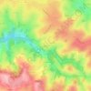 Mapa topográfico Villejaleix, altitude, relevo