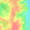 Mapa topográfico Le Breuil-Bourgoin, altitude, relevo
