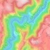 Mapa topográfico Canines, altitude, relevo