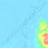 Mapa topográfico Biau, altitude, relevo