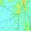 Mapa topográfico Kampung Seberang, altitude, relevo