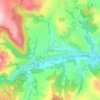 Mapa topográfico Saint-Julien, altitude, relevo