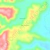 Mapa topográfico Bajo Chencoreni, altitude, relevo