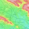 Mapa topográfico Ermont, altitude, relevo
