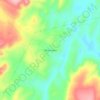 Mapa topográfico Olhos Dágua, altitude, relevo