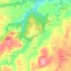 Mapa topográfico Kerlahaye, altitude, relevo