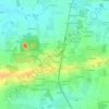 Mapa topográfico Lantilloux, altitude, relevo