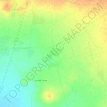 Mapa topográfico Hober, altitude, relevo