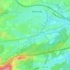 Mapa topográfico Grevels-Barrière, altitude, relevo