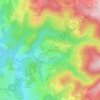 Mapa topográfico Aurouer, altitude, relevo