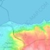 Mapa topográfico Le Becquet de Digosville, altitude, relevo