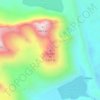 Mapa topográfico Gokyo Ri, altitude, relevo