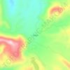 Mapa topográfico Huaguil, altitude, relevo