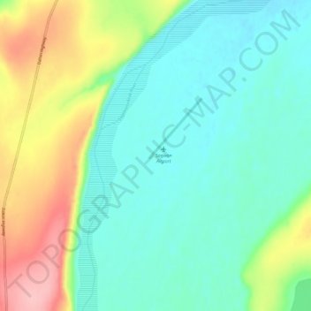 Mapa topográfico Sagwon, altitude, relevo