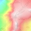 Mapa topográfico Dôme des Nants, altitude, relevo