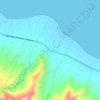 Mapa topográfico Desa Tejakula, altitude, relevo