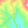 Mapa topográfico Mauulo 2, altitude, relevo