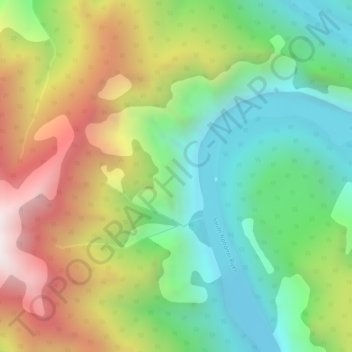 Mapa topográfico Third Canyon, altitude, relevo