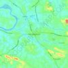 Mapa topográfico Perumbavoor, altitude, relevo