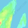 Mapa topográfico Defur, altitude, relevo
