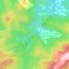 Mapa topográfico Trasbar, altitude, relevo