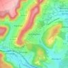 Mapa topográfico Le Konacker, altitude, relevo