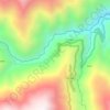 Mapa topográfico Ccano, altitude, relevo