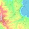Mapa topográfico Termo da Igreja, altitude, relevo