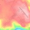 Mapa topográfico Capanda, altitude, relevo
