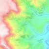 Mapa topográfico Ha Nohana, altitude, relevo