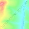 Mapa topográfico Severiano, altitude, relevo