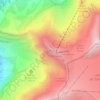 Mapa topográfico Scex Rouge, altitude, relevo