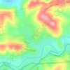 Mapa topográfico La Aldea, altitude, relevo