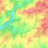 Mapa topográfico Le Breuil, altitude, relevo