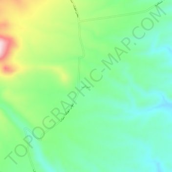 Mapa topográfico سراب, altitude, relevo