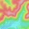 Mapa topográfico Haut de la Charaille, altitude, relevo