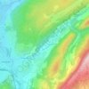 Mapa topográfico La Tuilerie, altitude, relevo
