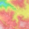 Mapa topográfico Cambedo, altitude, relevo