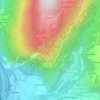 Mapa topográfico Les Longes, altitude, relevo