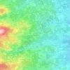 Mapa topográfico Le Fond de Blacé, altitude, relevo
