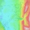 Mapa topográfico L'Orcet, altitude, relevo