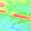 Mapa topográfico Louções, altitude, relevo