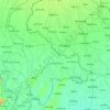 Mapa topográfico West Dinājpur, altitude, relevo