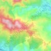 Mapa topográfico La Mairena, altitude, relevo