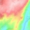 Mapa topográfico Aldeia Nova, altitude, relevo