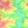 Mapa topográfico Kerbréhan, altitude, relevo
