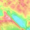 Mapa topográfico Mira de Aire, altitude, relevo