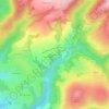 Mapa topográfico Ricoutou, altitude, relevo