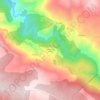 Mapa topográfico Vilaseco da Serra, altitude, relevo