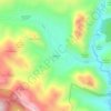 Mapa topográfico Valdeteja, altitude, relevo